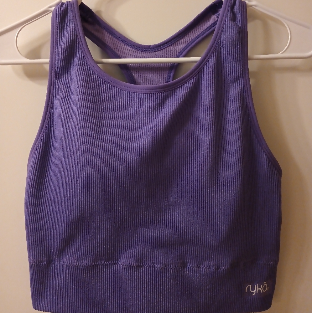 Ryka Purple Racerback Sports Bra Workout Tank!